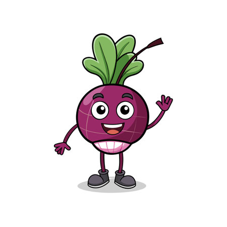 Artistic Representation of Beetroot's Awakening Explorationのイラスト素材