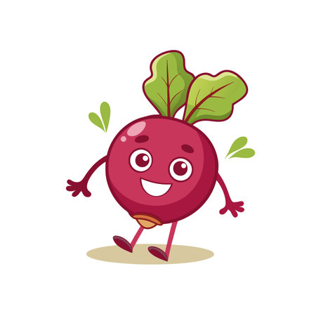 Artistic Representation of Dancing Sick Beetrootのイラスト素材