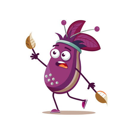 Unique Badminton Experience of Slow Aubergineのイラスト素材