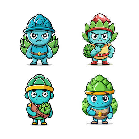 Tired Artichoke's Genealogy Adventureのイラスト素材