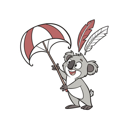 Koala's Fun Building Experienceのイラスト素材