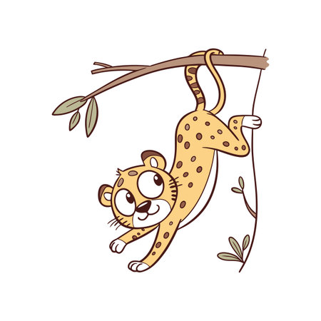 Nauseous Cheetah Huntingのイラスト素材