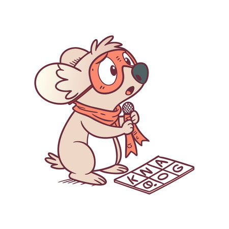 Koala's Joyful Bingo Adventureのイラスト素材