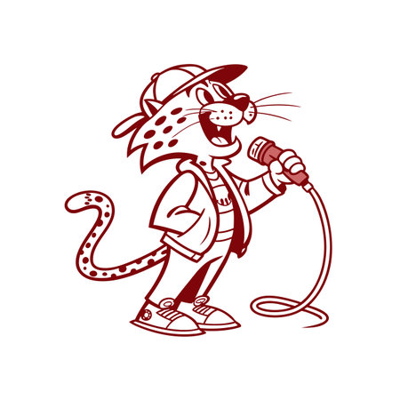 Decaying Jaguar's Spirited Digital Artのイラスト素材