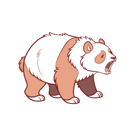 Restless Panda's Fun Explorationのイラスト素材