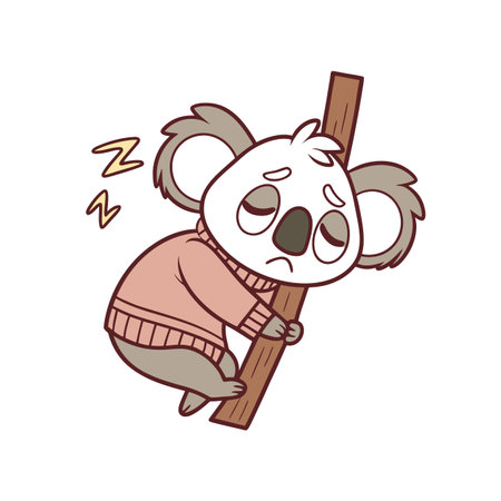 Koala's Dreamy Artistic Adventureのイラスト素材