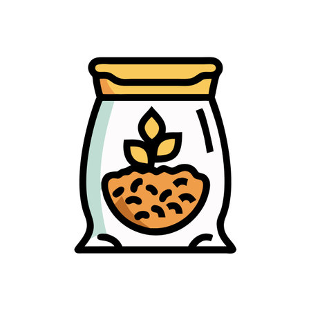 Bag of Crunchy Granola Mixのイラスト素材