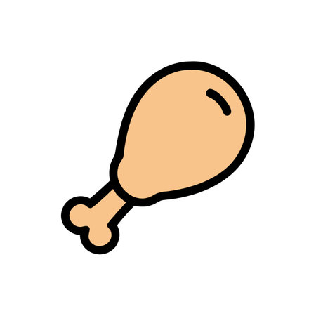 Delicious Chicken Drumstickのイラスト素材