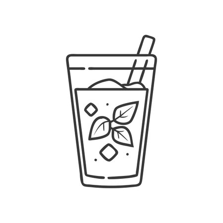 Aromatic Iced Jasmine Tea for Relaxationのイラスト素材