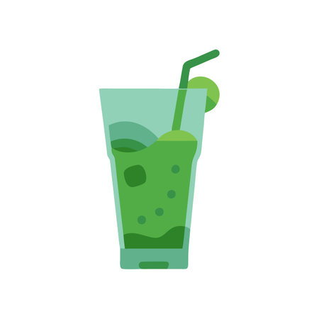 Delicious Green Smoothie for Nutritionのイラスト素材