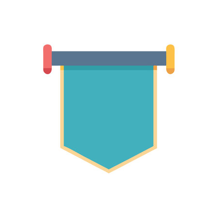 Dynamic Banner Symbol Illustrationのイラスト素材