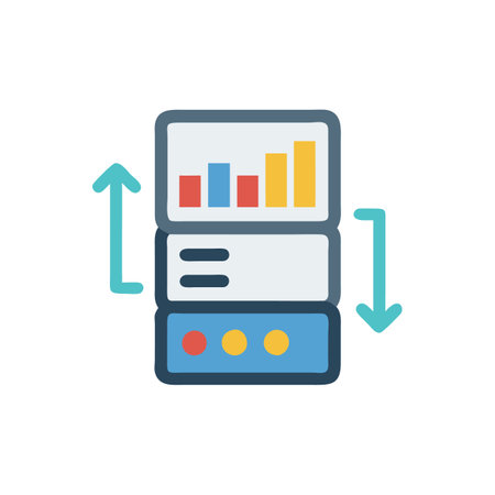 Creative Data Graphic Iconのイラスト素材