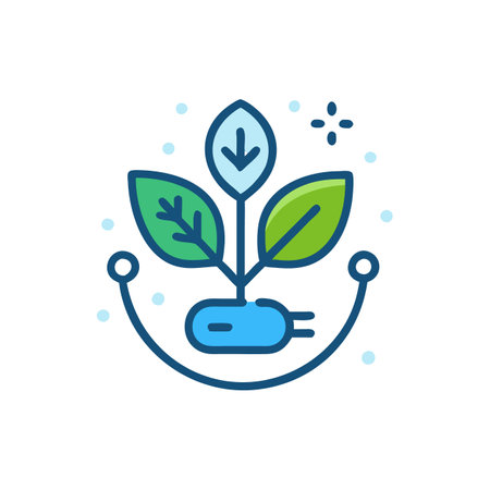 Eco-Friendly Icon for Sustainable Livingのイラスト素材