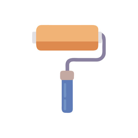 Icons for Painting with Roller Brushesのイラスト素材