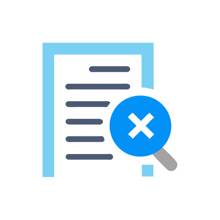 Icons for Document Review and Proofreadingのイラスト素材