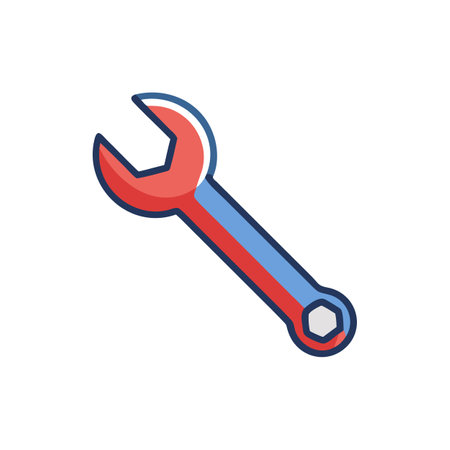 Dynamic Wrench Icon for Repairsのイラスト素材
