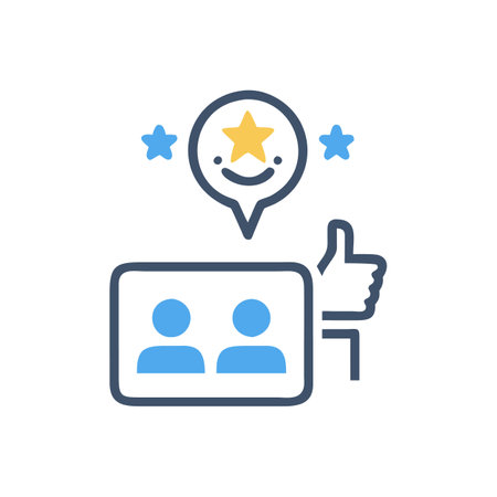 Creative Customer Satisfaction Graphic Iconのイラスト素材