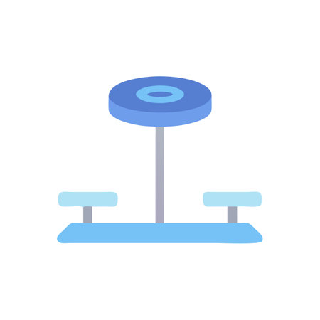 Fitness Adjustable Balance Disc Iconのイラスト素材