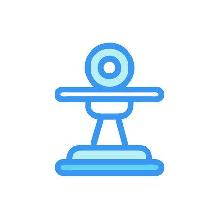 Dynamic Balance Disc Icon for Workoutsのイラスト素材