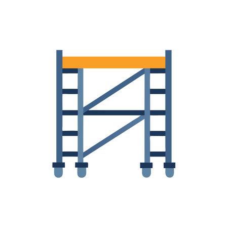 Unique Ladder Icon for Scaffoldingのイラスト素材