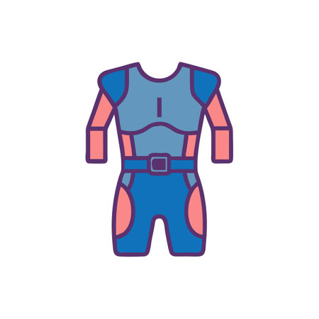 Adjustable Resistance Training Gym Suit Iconのイラスト素材