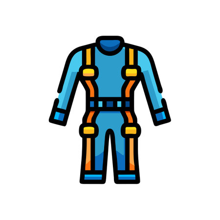 Dynamic Resistance Training Gym Suit Iconのイラスト素材