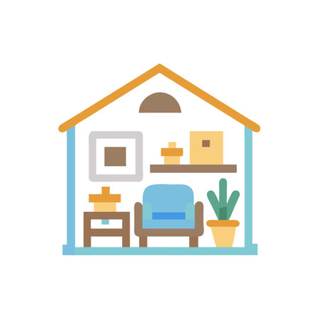 Creative Home Staging Icon for Designersのイラスト素材