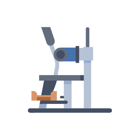 Dynamic Calf Raise Machine Icon for Workoutsのイラスト素材