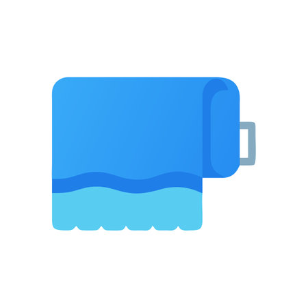 Innovative Cooling Gym Towel Iconのイラスト素材