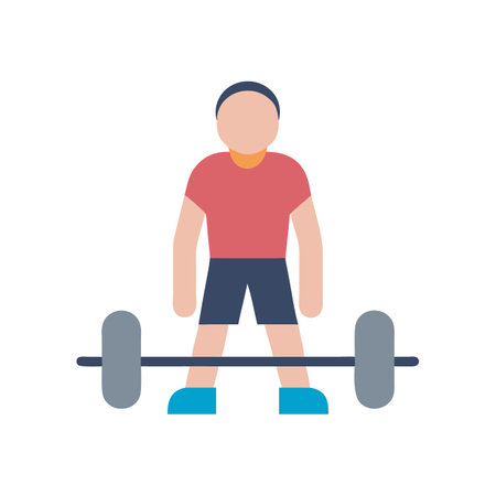 Dynamic Deadlift Jack Iconのイラスト素材