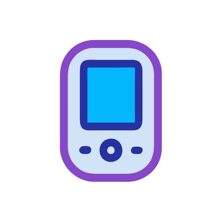 Dynamic Digital Pedometer Iconのイラスト素材