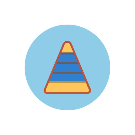 Gym Cone Marker for Training and Drillsのイラスト素材