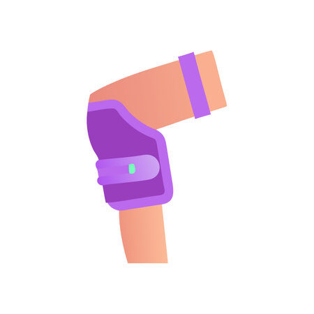 Knee Brace Icon for Supportのイラスト素材