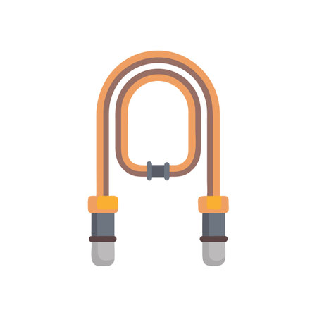 Adjustable High Intensity Training Rope Iconのイラスト素材