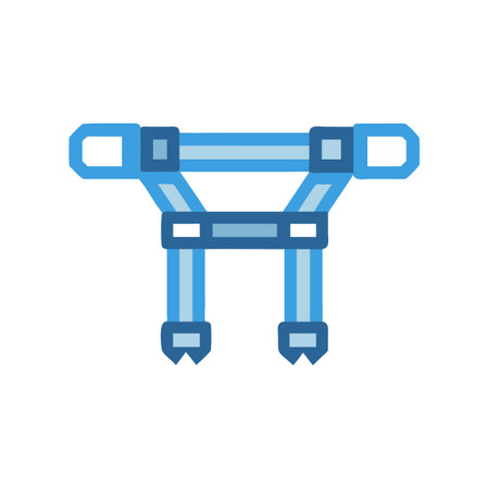 Fitness Adjustable Suspension Strap System Iconのイラスト素材