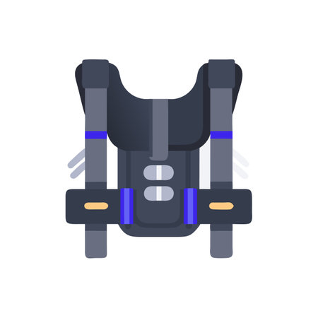 Fitness Multi-Function Weighted Gym Harness Iconのイラスト素材