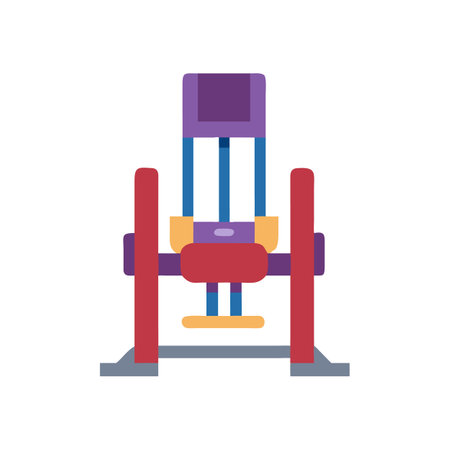 Dynamic Leg Press Machine Iconのイラスト素材
