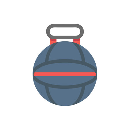 Medicine Ball with Handles Iconのイラスト素材