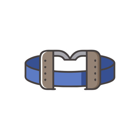 Powerlifting Lever Belt for Strength Supportのイラスト素材