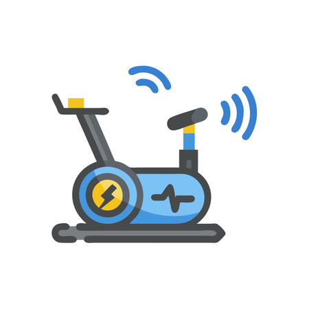Versatile Smart Resistance Bike Iconのイラスト素材