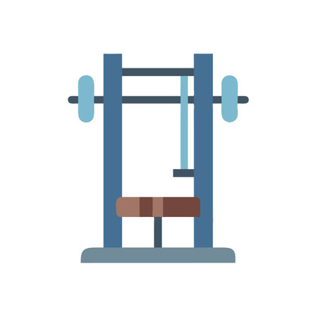 Smith Machine Icon for Strength Trainingのイラスト素材