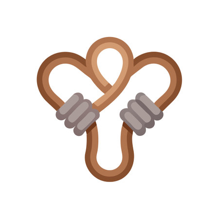 Fitness Training Rope Icon for Strength Workoutsのイラスト素材
