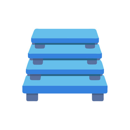 Versatile Stackable Aerobic Step Platform Iconのイラスト素材