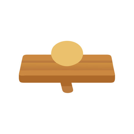 Dynamic Wooden Balance Board Iconのイラスト素材