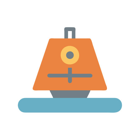 Weight Plate Icon for Strength Trainingのイラスト素材