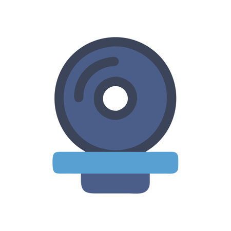 Dynamic Weighted Balance Disc Icon for Exercisesのイラスト素材