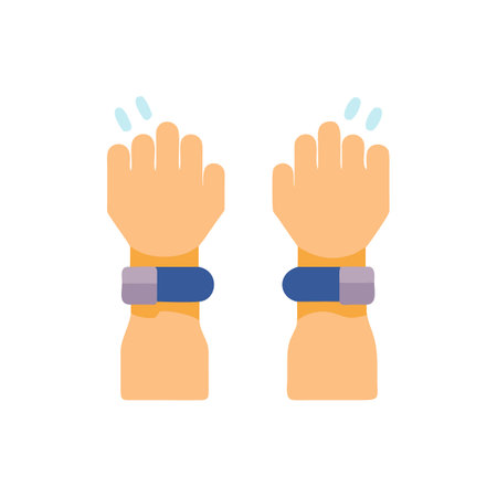 Dynamic Weightlifting Wrist Cuffs Iconのイラスト素材