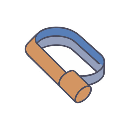 Innovative Yoga Strap Iconのイラスト素材