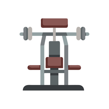 Shoulder Press Machine for Fitnessのイラスト素材