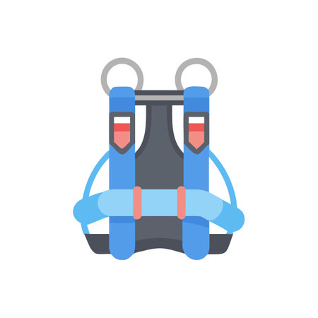 Versatile Bodyweight Training Harness Icon for Fitnessのイラスト素材